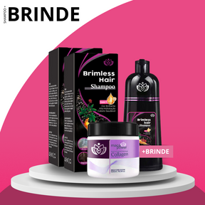 Shampoo Brimless Natural 3 em 1 (Dura até 6 meses!) + BRINDE EXCLUSIVO